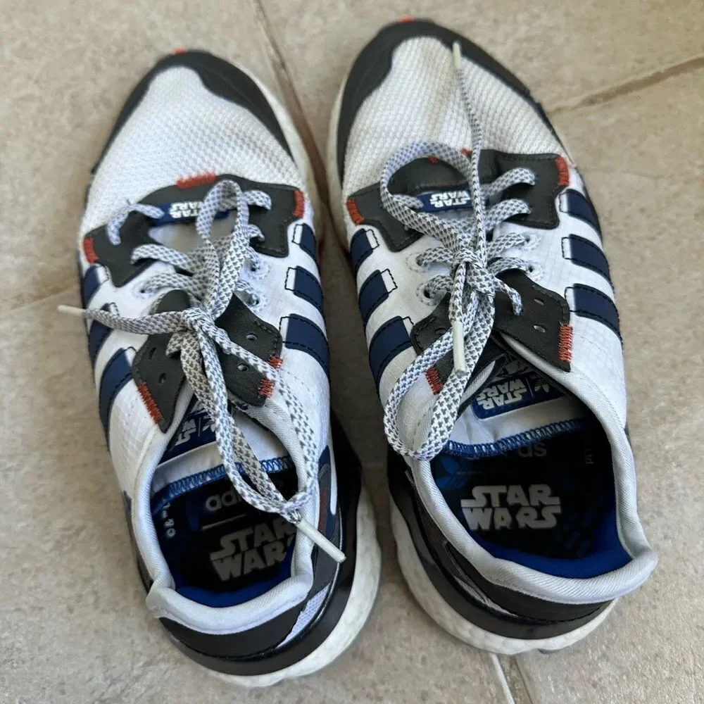 Adidas Nite Jogger The Star Wars R2D2 Sneakers‎ FV8040 Men’s Size 7 shoes